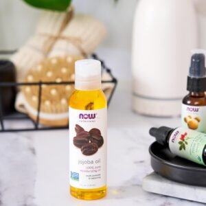 NOW Solutions, Jojoba Oil, 100% Pure Moisturizing, Multi-Purpose Oil for Face, Hair and Body, 4-Ounce - Image 5