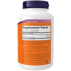NOW Supplements, Quercetin with Bromelain, Balanced Immune System*, 240 Veg Capsules - Image 2