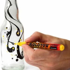 MOLOTOW ONE4ALL Acrylic Paint Marker, 2mm, Burgundy, 1 Each (127.204) - Image 3