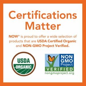 NOW Supplements, Inulin Prebiotic Pure Powder, Certified Organic, Non-GMO Project Verified, Intestinal Support*, 8-Ounce - Image 6