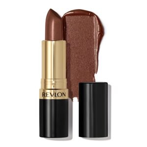 REVLON Lipstick, Super Lustrous Lipstick, Creamy Formula For Soft, Fuller-Looking Lips, Moisturized Feel in Nudes & Browns, Iced Mocha (315) 0.15 oz - Image 1
