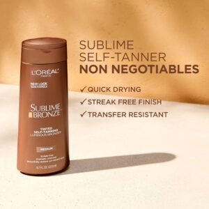 L'Or?al Paris Sublime Bronze Luminous Bronzer Self-Tanning Lotion, 6.7 oz. - Image 7