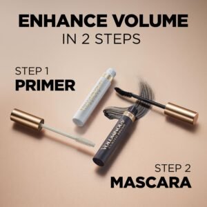 L'Oreal Paris Makeup Voluminous Original Curved Brush Mascara, Black, 0.28 Fl Oz - Image 6