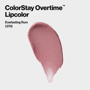 REVLON Liquid Lipstick with Clear Lip Gloss, ColorStay Overtime Lipcolor, Dual Ended with Vitamin E, 370 Everlasting Rum, 0.07 Fl Oz (Pack of 1) - Image 3