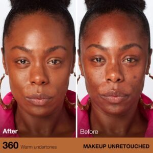Maybelline Fit Me Dewy + Smooth Liquid Foundation Makeup, Mocha, 1 Count (Packaging May Vary) - Image 3