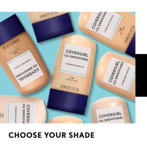 COVERGIRL Smoothers Hydrating Makeup Foundation, Natural Ivory, 1 Fl Oz, 1 Pack ,Hydrating Foundation, Cruelty Free Foundation, Liquid Foundation, Cream Foundation, Moisturizing Foundation - Image 8