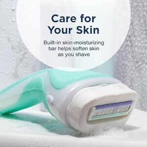 Schick Intuition Razors for Women with Sensitive Skin | 1 Razor & 2 Intuition Razor Blades Refill with Organic Aloe - Image 4