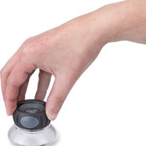 Carson LumiLoupe Plus 17.5x Power Stand Loupe Magnifier with Dual Lens Focusing System (LO-15), Black - Image 3