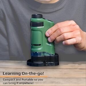 Carson MicroBrite 20x-40x Zoom LED Lighted Pocket Microscope (MM-24) - Image 5
