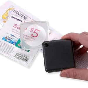 Carson Optical MagniFlip 3x Flip-Open Pocket Magnifier with Built-In Case (GN-33) - Image 3