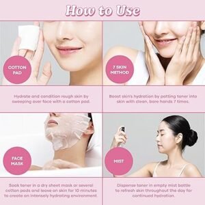 TONYMOLY Wonder Ceramide Mochi Toner, Dewy, Glass Skin Toner, Hydrate & Strengthens for Stronger and Healthier Skin, 16.9 oz - Image 2