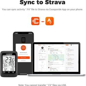 COOSPO Bike Computer GPS Wireless, ANT+ Cycling Computer GPS with Bluetooth, Multifunctional ANT+ Bicycle Computer GPS with 2.4 LCD Screen, Bike Speedometer with Auto Backlight IP67 - Image 5
