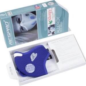 Respro 1667 Allergy Pollution Mask, Large, Blue, Pack of 1 - Image 4